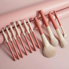 12pcs Makeup Brush Set Concealer Eye Shadow Blush High Gloss Powder Brush