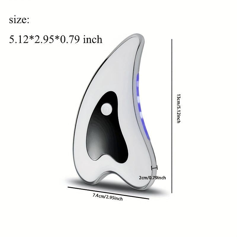 Microcurrent Face Lifting Scraping Board Massager