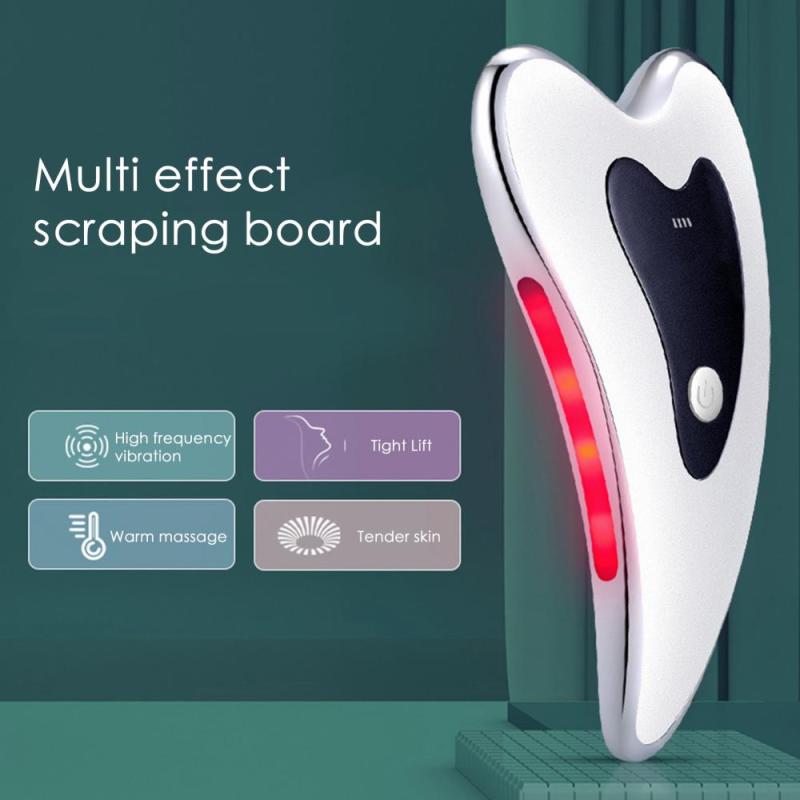 Microcurrent Face Lifting Scraping Board Massager