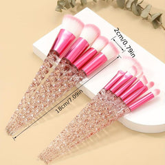10pcs Unicorn Makeup Brush Set for Powder Blush Eyeshadow Concealer