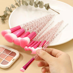 10pcs Unicorn Makeup Brush Set for Powder Blush Eyeshadow Concealer