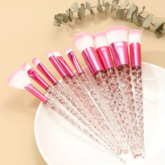 10pcs Unicorn Makeup Brush Set for Powder Blush Eyeshadow Concealer