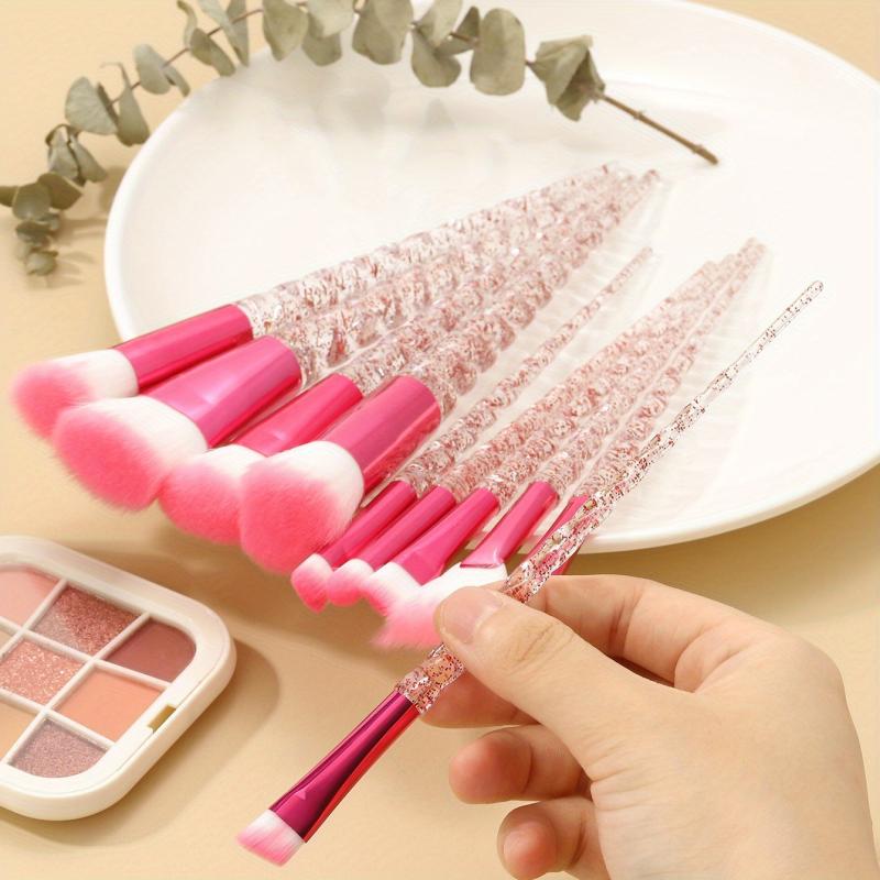 10pcs Unicorn Makeup Brush Set for Powder Blush Eyeshadow Concealer