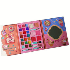 29 Colors Eyeshadow Palette Matte Shimmer Blush Makeup Pink Brown Creamy Texture