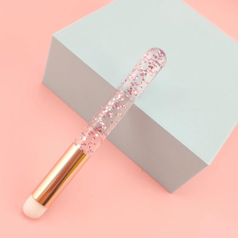 Round Head Lip Brush Concealer Brush Portable Lip Beauty Tool