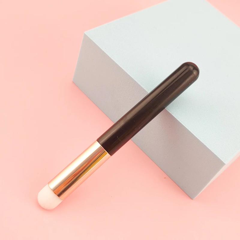 Round Head Lip Brush Concealer Brush Portable Lip Beauty Tool