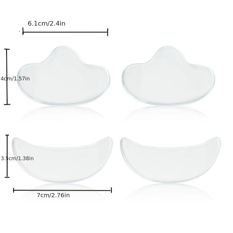 4Pcs Silicone Face Lifting Patch Forehead Wrinkle Smoother