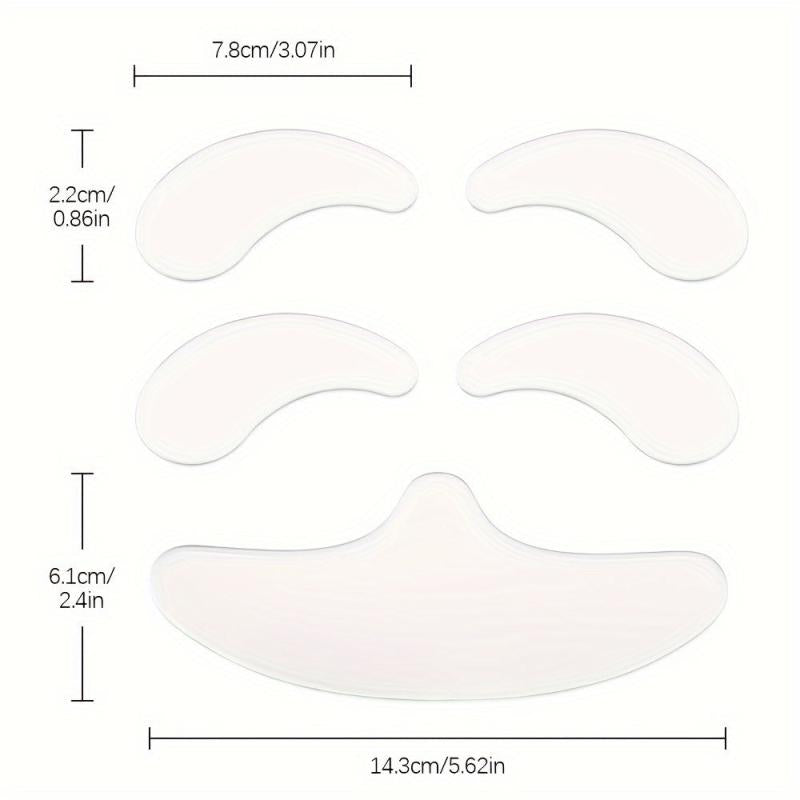 4Pcs Silicone Face Lifting Patch Forehead Wrinkle Smoother