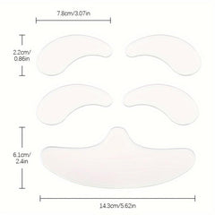 4Pcs Silicone Face Lifting Patch Forehead Wrinkle Smoother