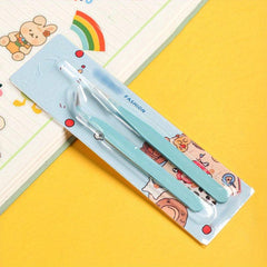 Precision Eyebrow Tweezers with Case for Hair Removal