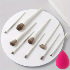 11Pcs Soft Fluffy Makeup Brushes Set Kit, Skin Friendly Makeup Tools