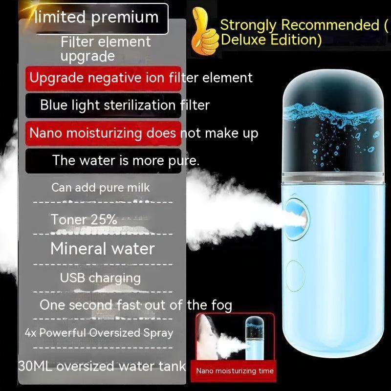 Nano Mist Sprayer Portable Facial Mister for Skin Care Make Up