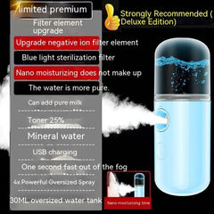Nano Mist Sprayer Portable Facial Mister for Skin Care Make Up