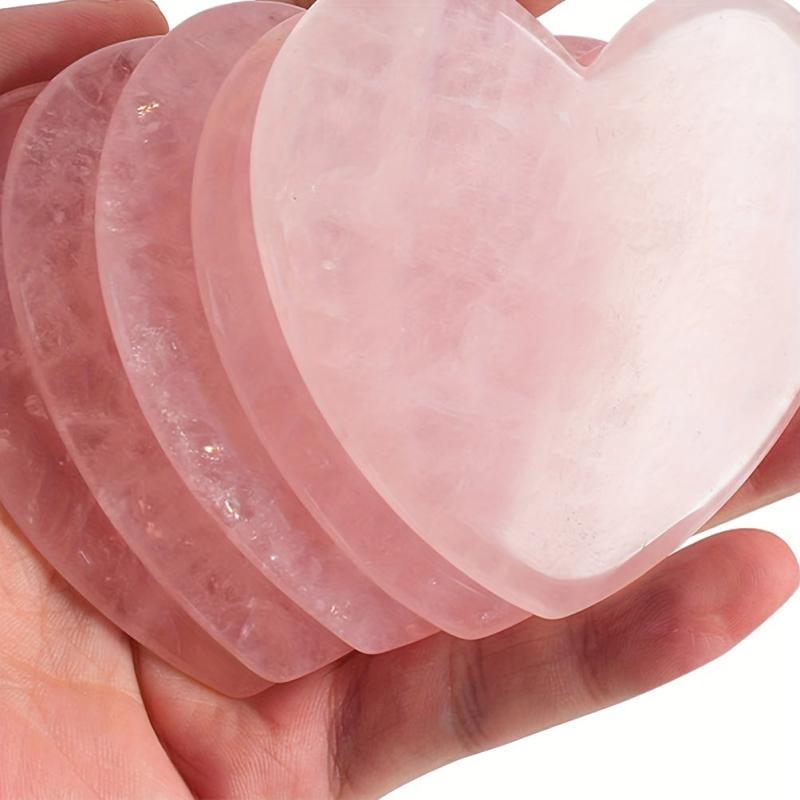 Heart Shaped Gua Sha Board Facial Massage Tool Pink