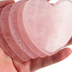 Heart Shaped Gua Sha Board Facial Massage Tool Pink