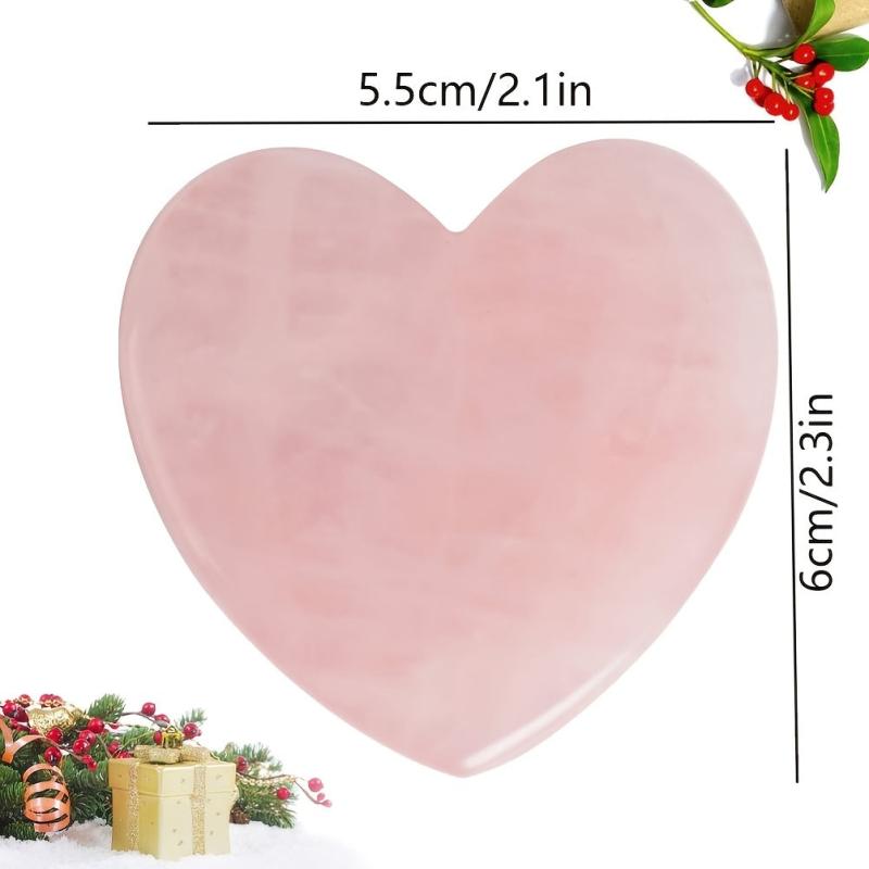 Heart Shaped Gua Sha Board Facial Massage Tool Pink