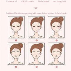 Heart Shaped Gua Sha Board Facial Massage Tool Pink