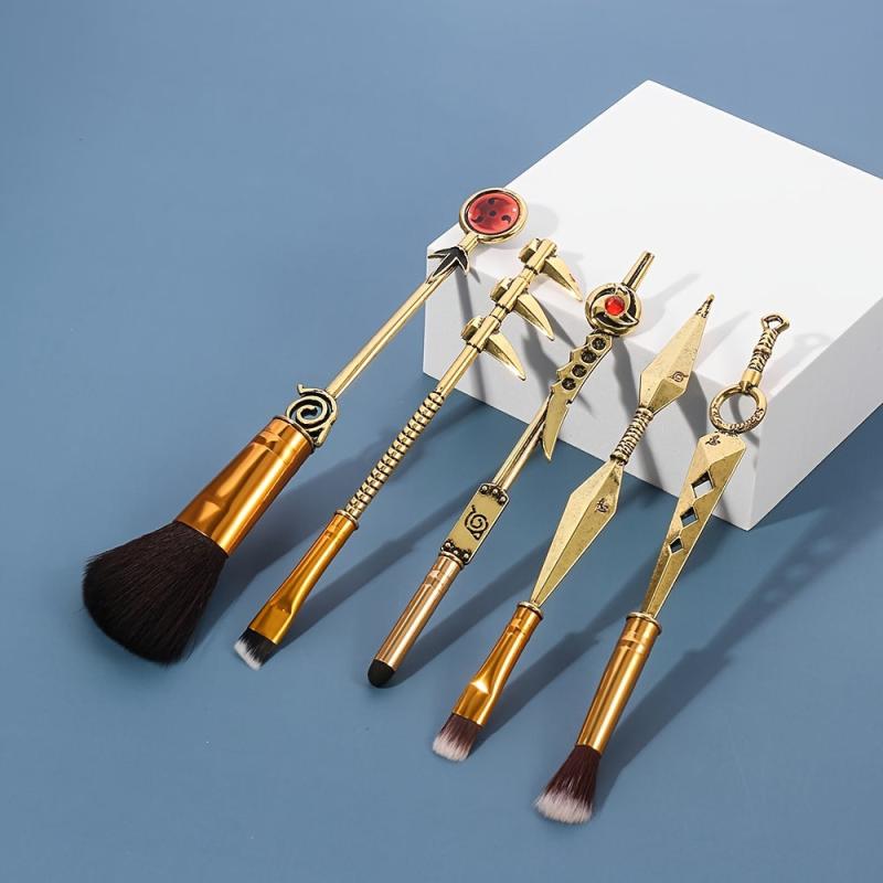 5pcs Anime Cosplay Makeup Brush Set