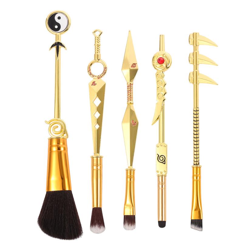 5pcs Anime Cosplay Makeup Brush Set