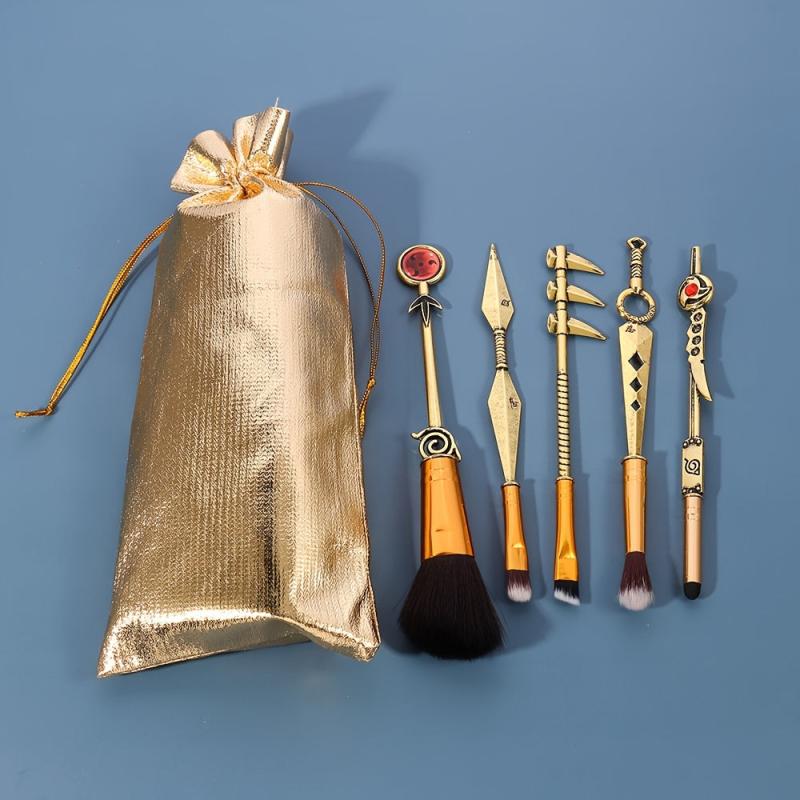 5pcs Anime Cosplay Makeup Brush Set