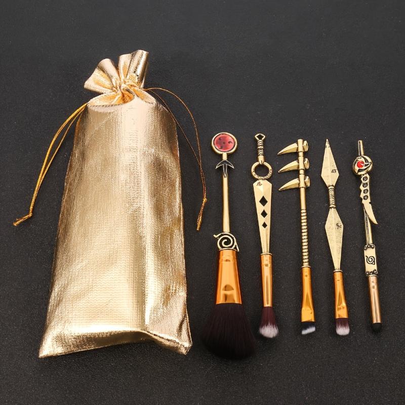 5pcs Anime Cosplay Makeup Brush Set