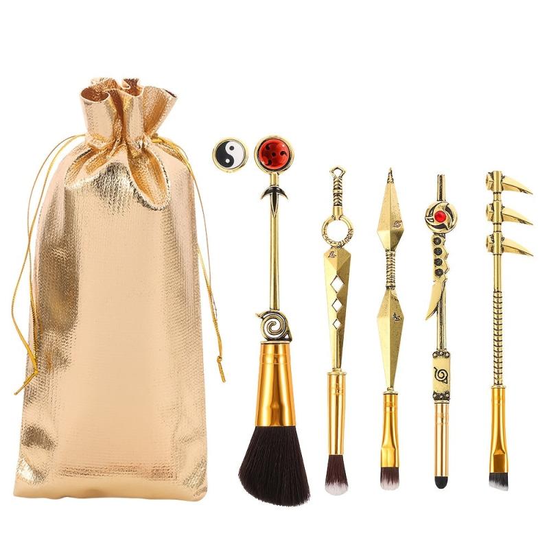 5pcs Anime Cosplay Makeup Brush Set