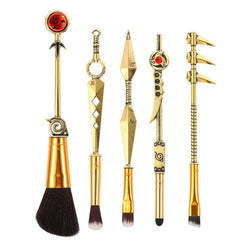 5pcs Anime Cosplay Makeup Brush Set