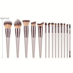 Complete Makeup Brush Set for Artists and Enthusiasts