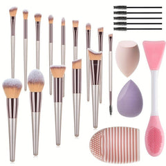 Complete Makeup Brush Set for Artists and Enthusiasts