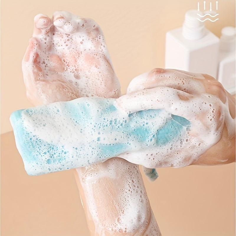 Mesh Soap Saver Pouch Exfoliating Bubble Foam Net Bag
