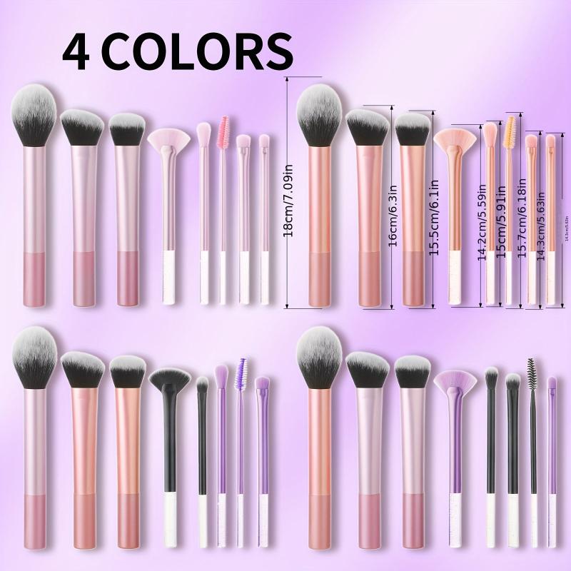 8pcs Synthetic Bristles Kabuki Makeup Brush Set