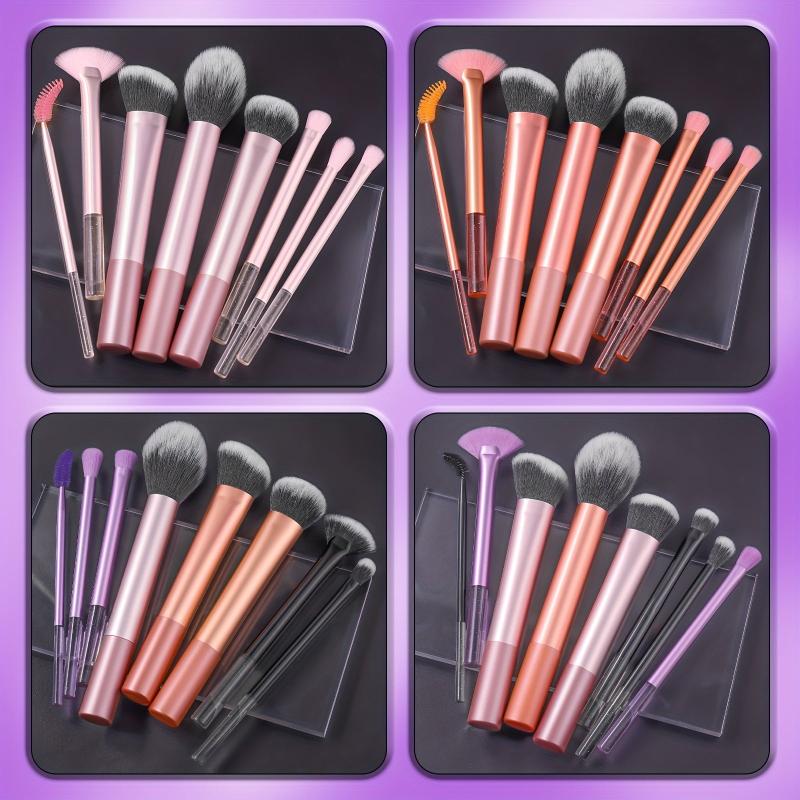 8pcs Synthetic Bristles Kabuki Makeup Brush Set