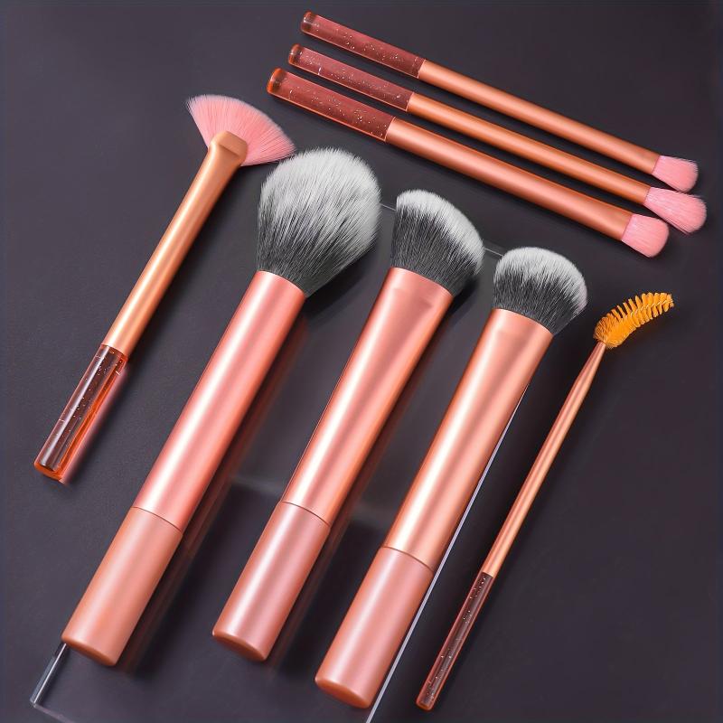 8pcs Synthetic Bristles Kabuki Makeup Brush Set
