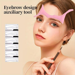 Silicone Eyeshadow Stencil Reusable Eyebrow Makeup Template Sticker
