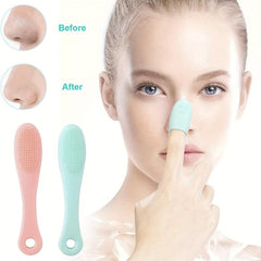 Silicone Blackhead Remover Brush Facial Skin Cleanser Massage Brush