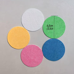 50pcs Colorful Sponge Facial Cleansing Pads - Deep Cleaning and Traveling