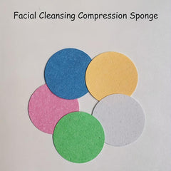 50pcs Colorful Sponge Facial Cleansing Pads - Deep Cleaning and Traveling