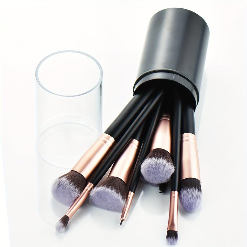 14pcs Makeup Brush Set Wooden Handles Sponge Bag Essential Beauty Tool