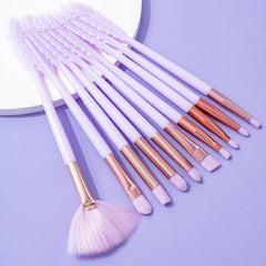 10-Piece Makeup Brush Set With Special Tail Handle Soft Eyeshadow Brush Gift