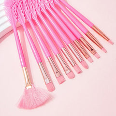 10-Piece Makeup Brush Set With Special Tail Handle Soft Eyeshadow Brush Gift