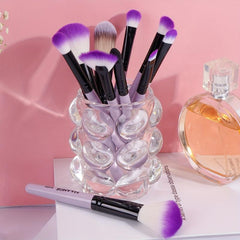 10pcs Pro Makeup Brush Set for Powder, Eye Shadow, Foundation, Blush
