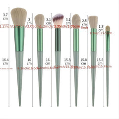 Makeup Brushes 13Pcs Set Foundation & Eyeshadow Brushes Kit