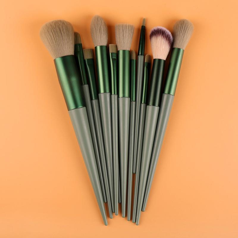 Makeup Brushes 13Pcs Set Foundation & Eyeshadow Brushes Kit