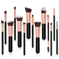 14pcs Makeup Brush Kit for Eyeshadow Foundation Blush Contour Concealer