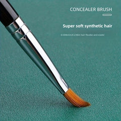 1pc Double ended Concealer Brush Small Concealer Brush Under Eye Sponge