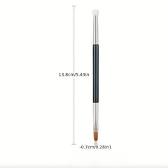 1pc Double ended Concealer Brush Small Concealer Brush Under Eye Sponge