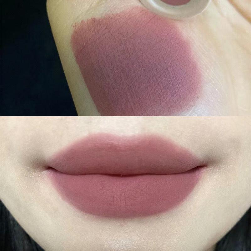 Velvet Matte Peach Lipstick Soft Texture Full Coverage Long Lasting