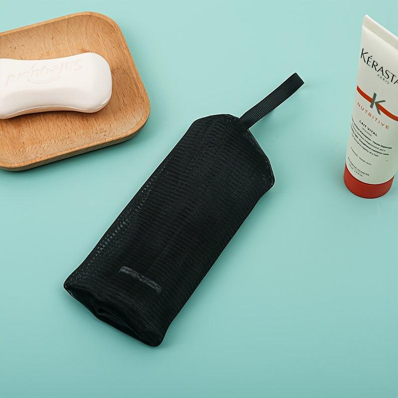 Foam Net Exfoliating Mesh Soap Bag Drawstring Holder