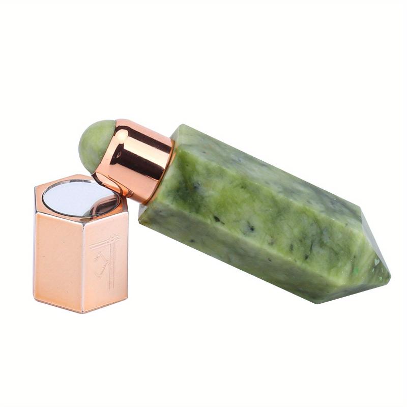 Face Massager Essential Roller Bottle Crystal Jade Massage Column Roll On Bottle