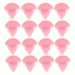 12 Triangle Powder Puffs for Face Makeup Soft Plush Sponge